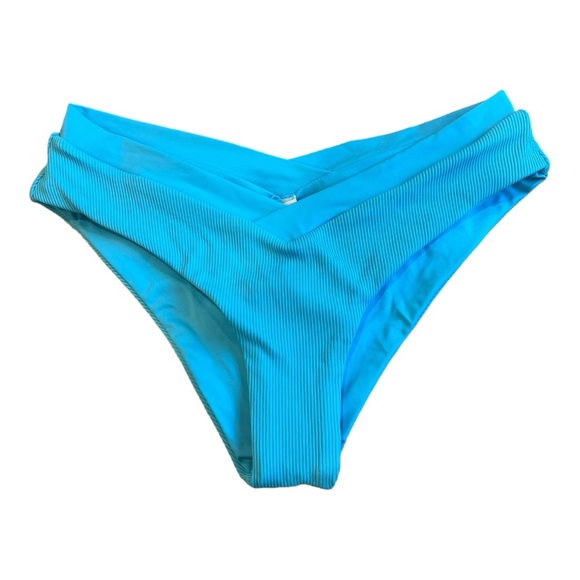 L*Space Pratt Ribbed Bikini Bottom in Aquarius (S) - Picture 4 of 10